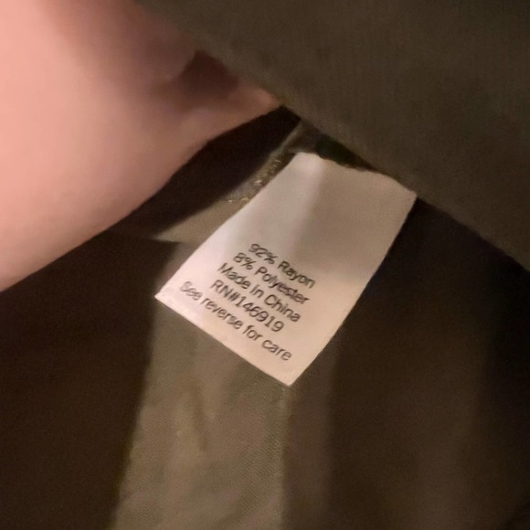 Womens Size S Nine West Green Utility Coat - Picture 3 of 5